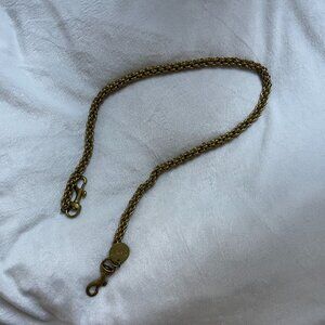 Clare V. Thick Brass Chain Shoulder Strap
